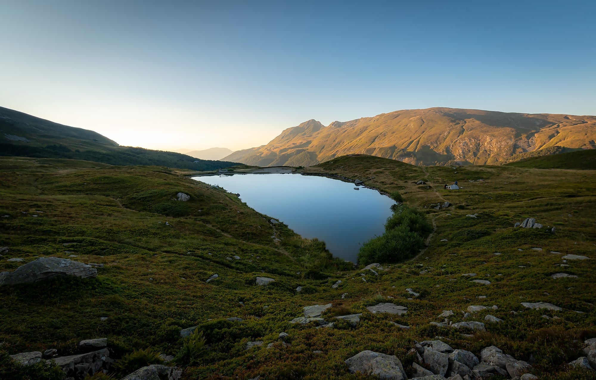 Lago della Bargetana in Garfagnana