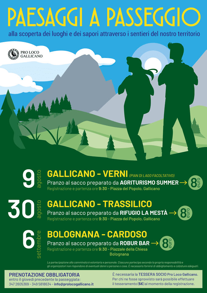 Paesaggi a Passeggio Gallicano